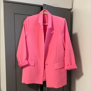 Showpo sharmiel oversized pink blazer size 2 xs